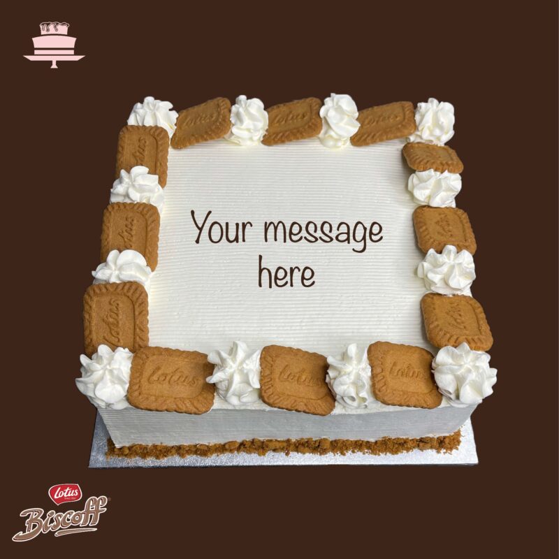 s52 scaled <p style="text-align: center;">Our delightful eggless sponge is layered with Biscoff filling and fresh cream</p>