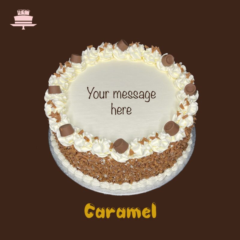 R36 1 scaled <div class="woocommerce-product-details__short-description"> <p style="text-align: center;">Our delightful eggless sponge cake is layered with caramel filling and fresh cream</p> </div>